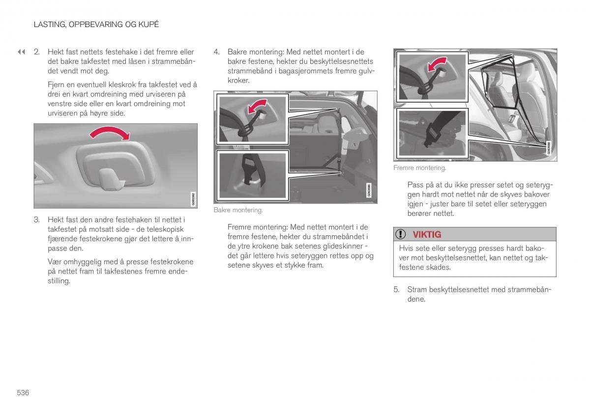 Volvo XC40 bruksanvisningen / page 538