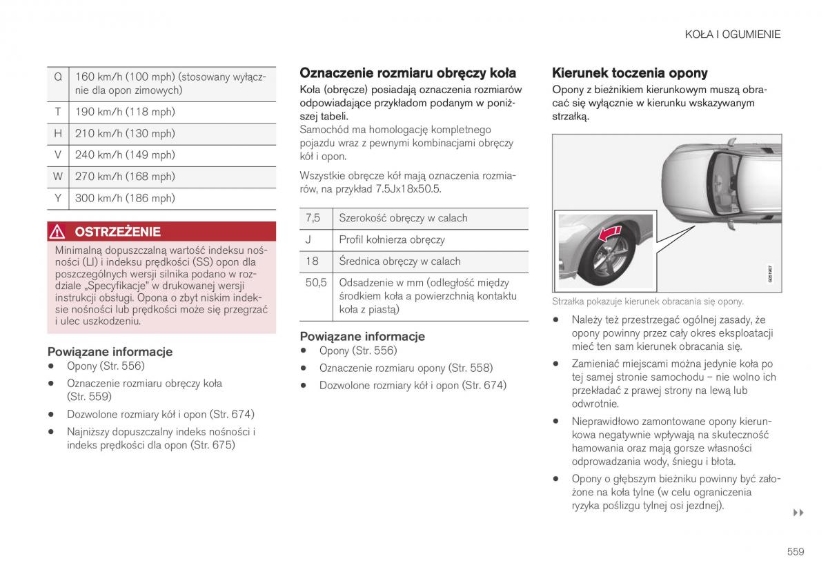 Volvo XC40 instrukcja obslugi / page 561