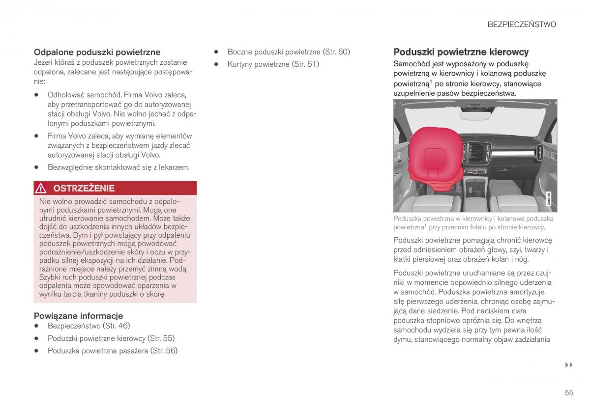 Volvo XC40 instrukcja obslugi / page 57