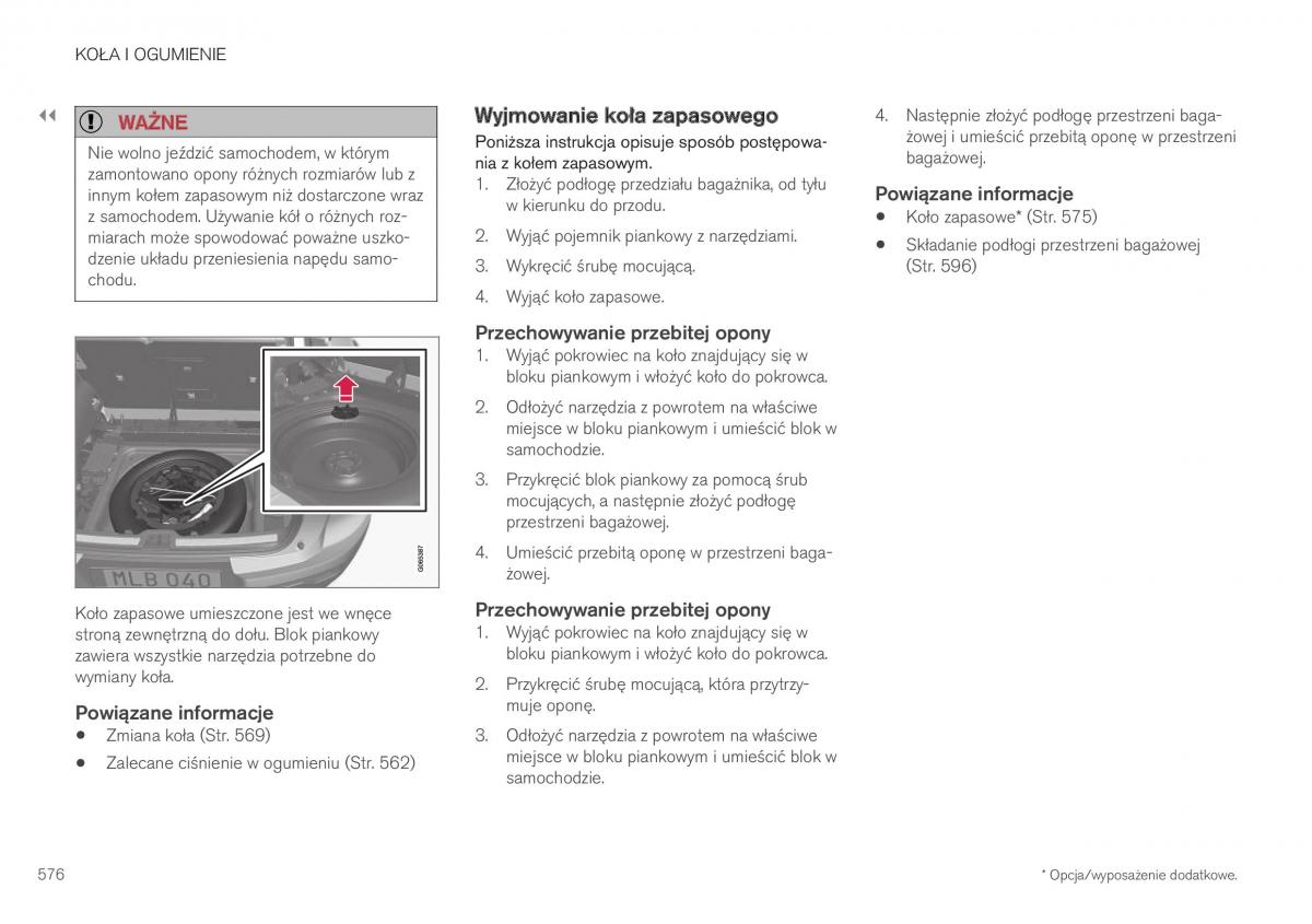 Volvo XC40 instrukcja obslugi / page 578