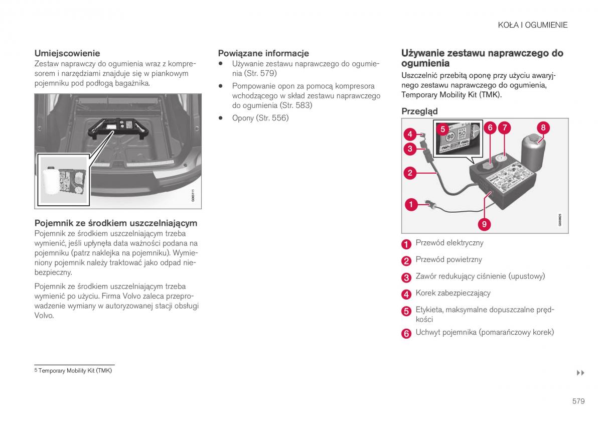 Volvo XC40 instrukcja obslugi / page 581