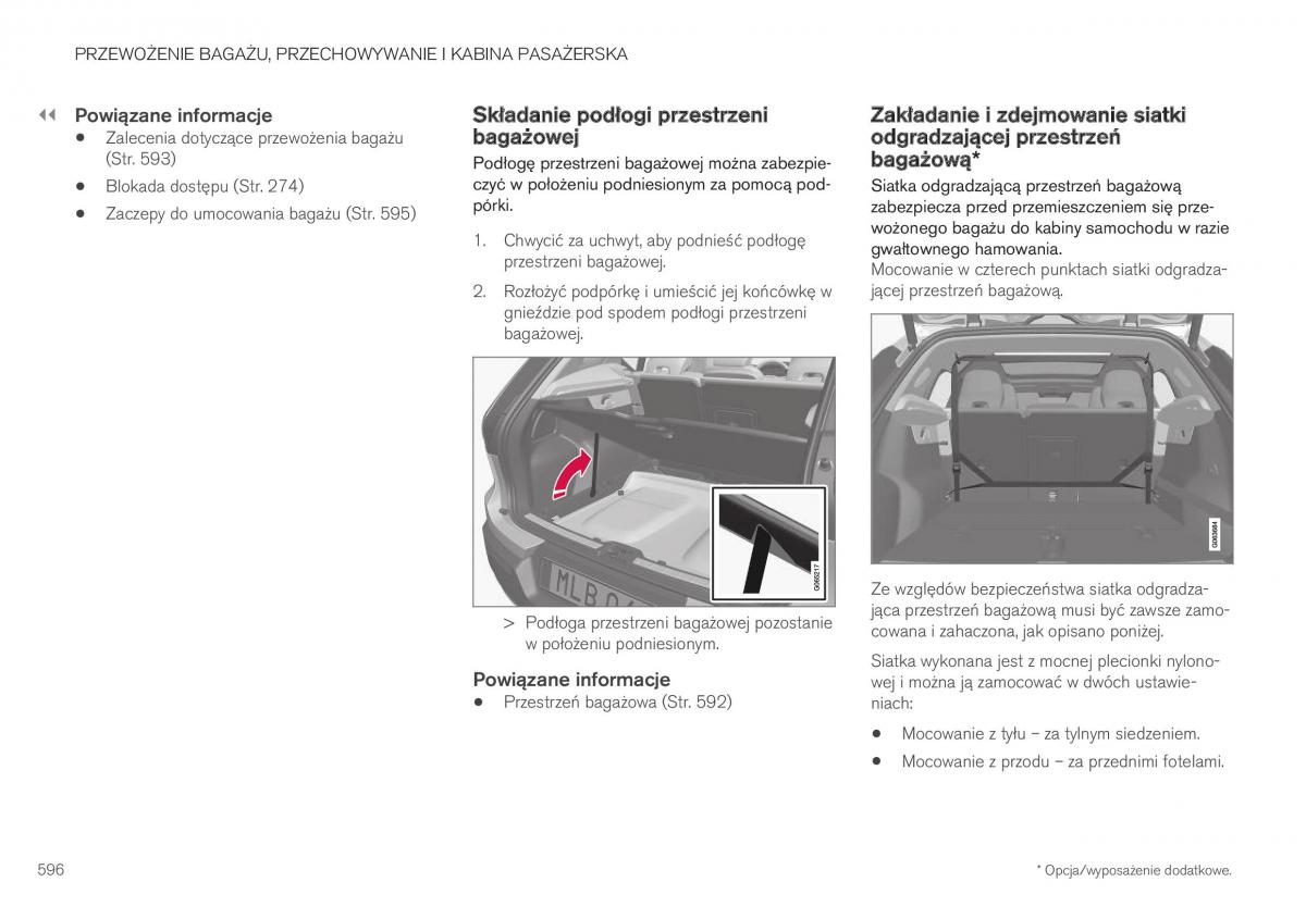 Volvo XC40 instrukcja obslugi / page 598