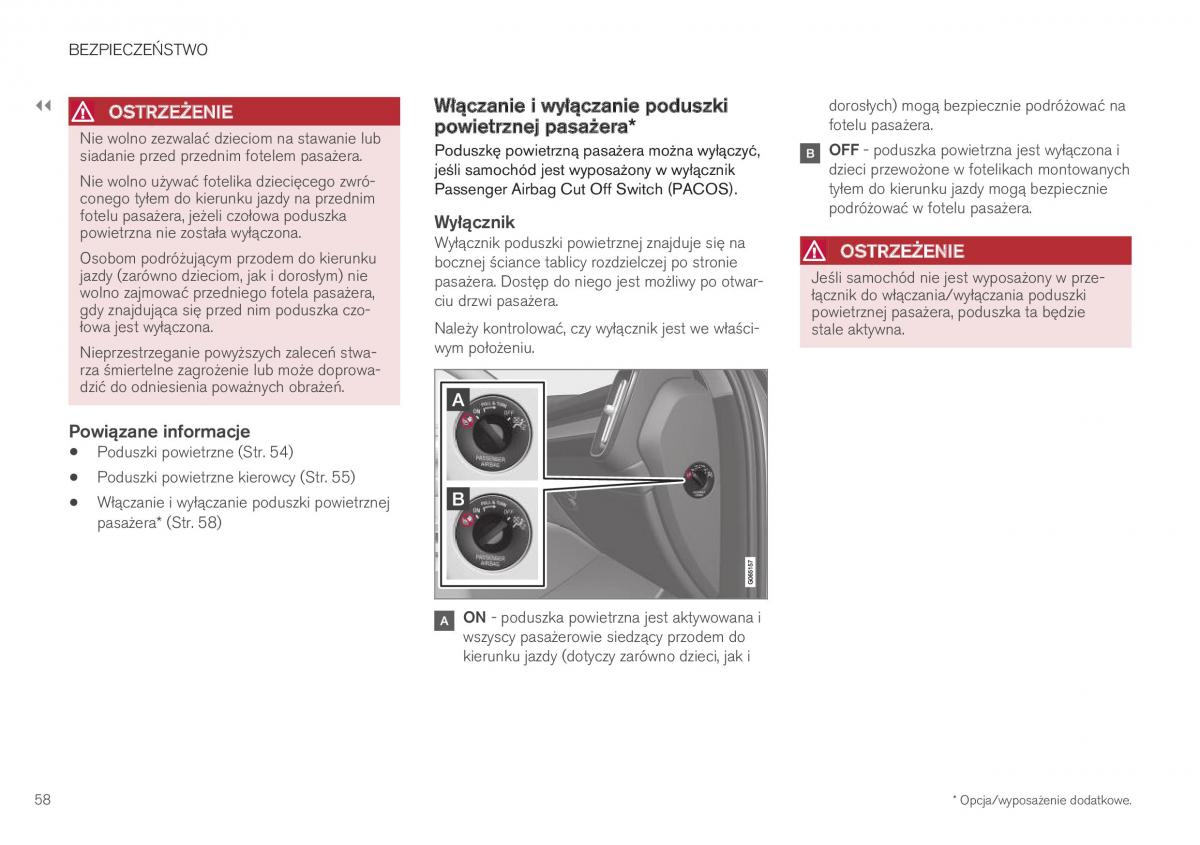 Volvo XC40 instrukcja obslugi / page 60