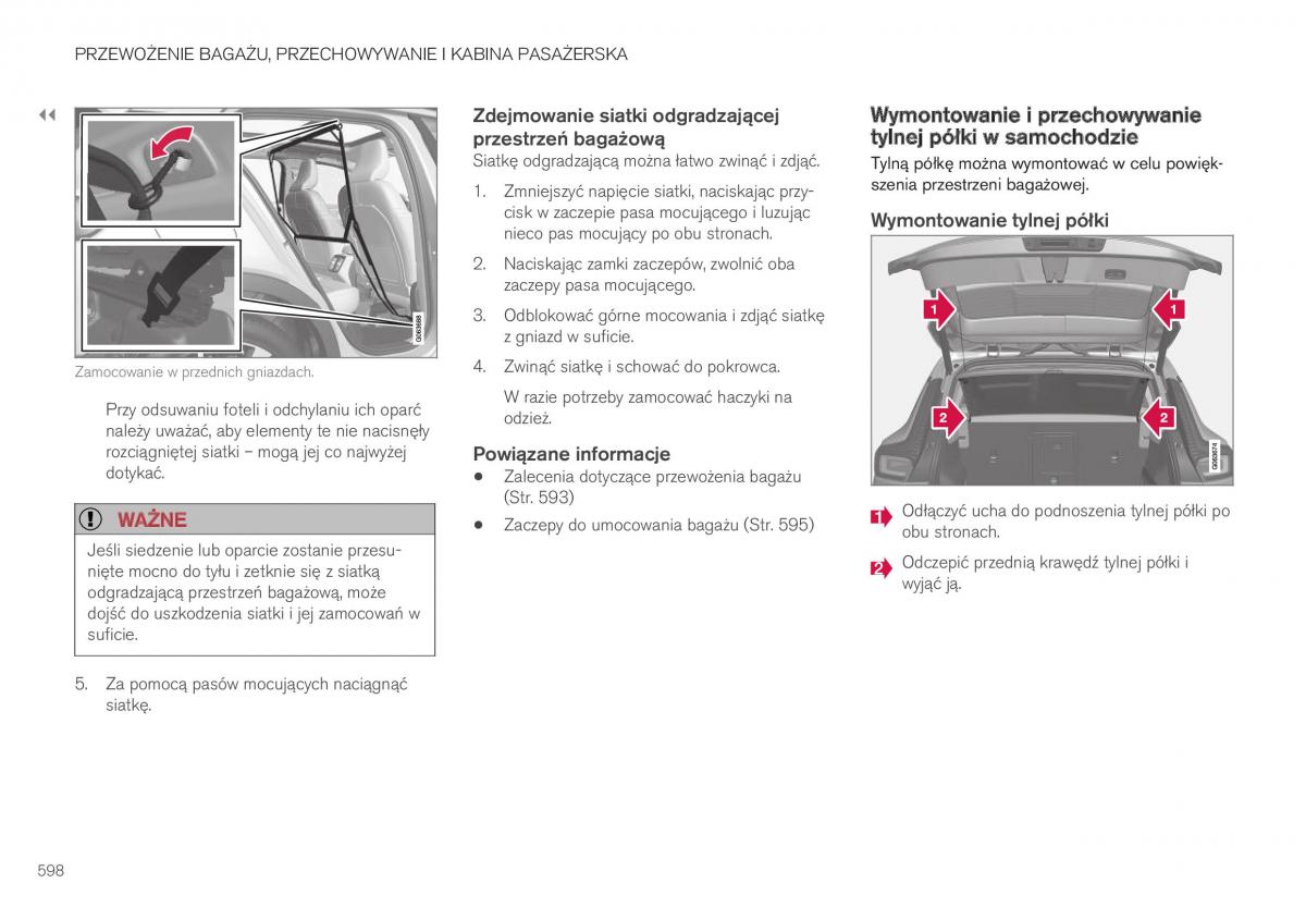 Volvo XC40 instrukcja obslugi / page 600