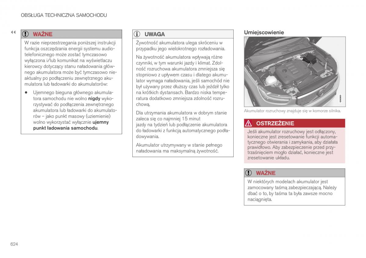 Volvo XC40 instrukcja obslugi / page 626