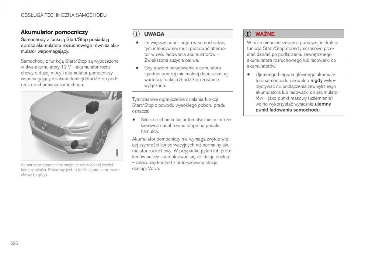 Volvo XC40 instrukcja obslugi / page 628