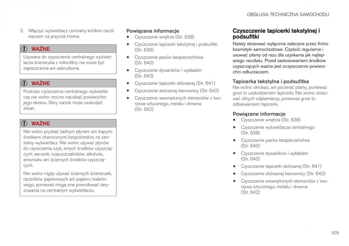 Volvo XC40 instrukcja obslugi / page 641