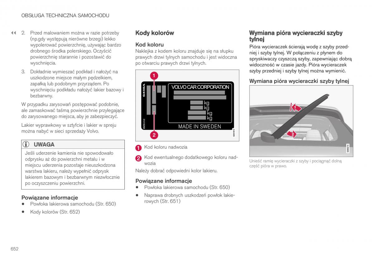 Volvo XC40 instrukcja obslugi / page 654