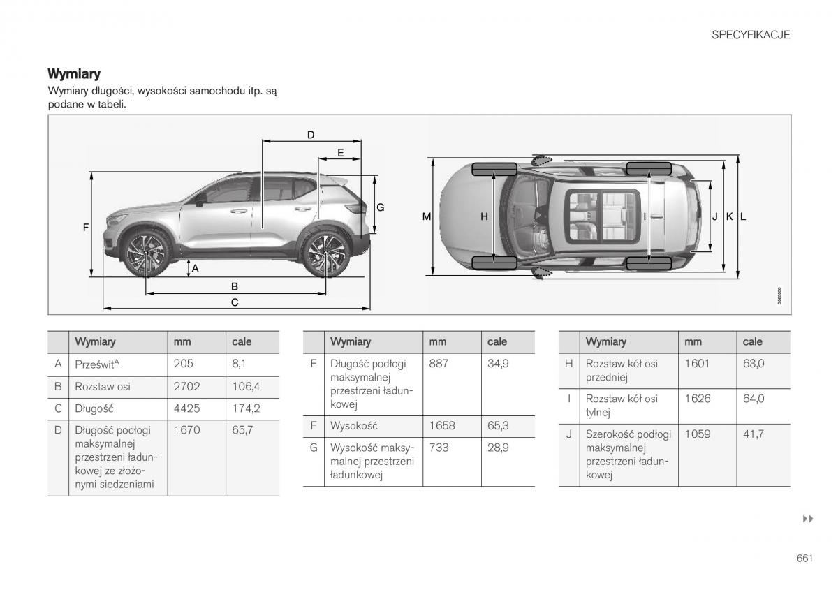 Volvo XC40 instrukcja obslugi / page 663