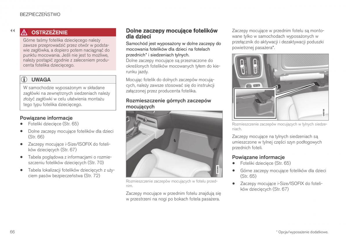 Volvo XC40 instrukcja obslugi / page 68