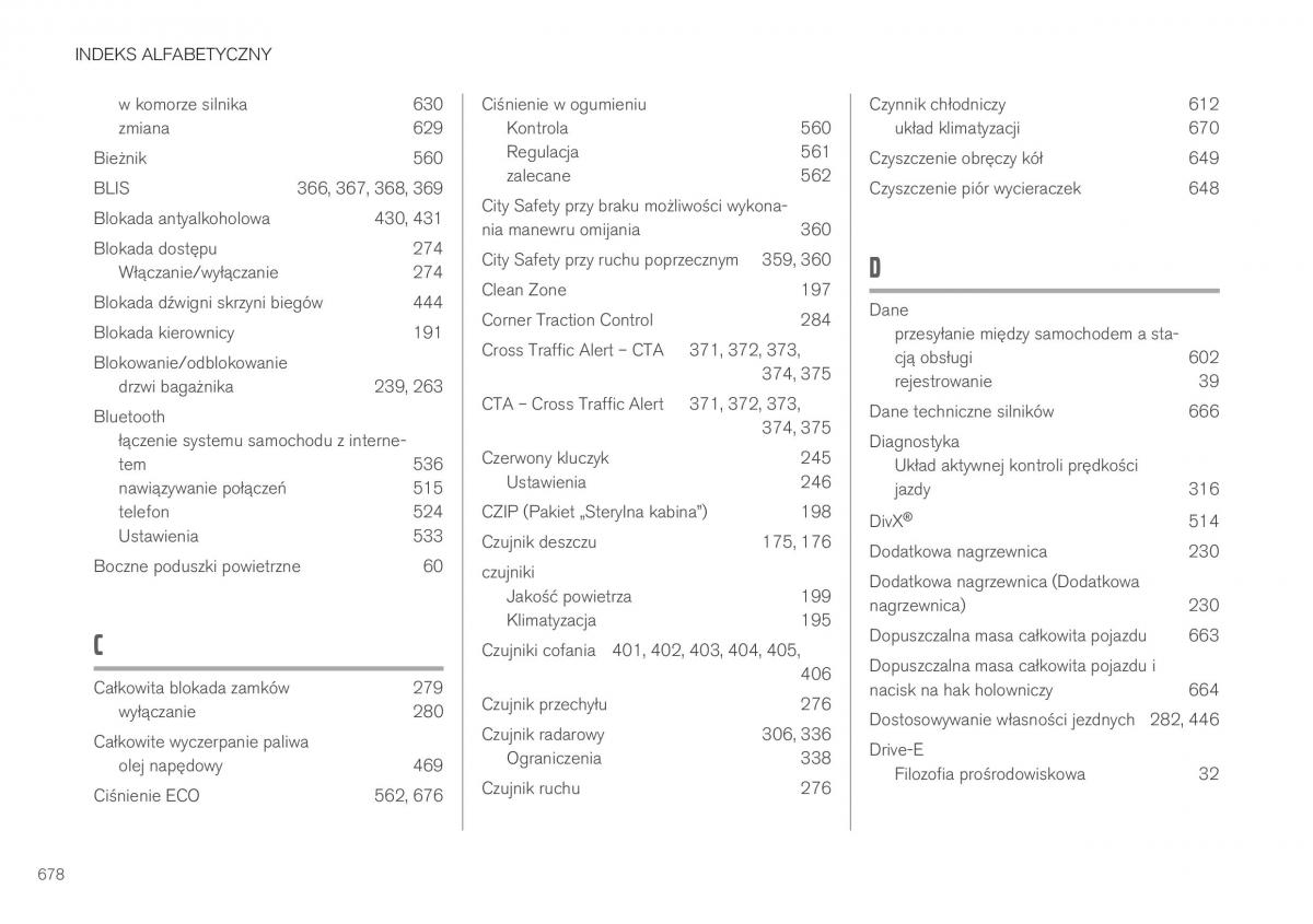 Volvo XC40 instrukcja obslugi / page 680