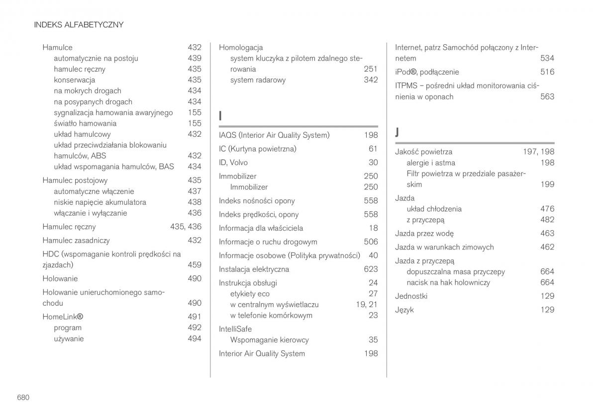 Volvo XC40 instrukcja obslugi / page 682