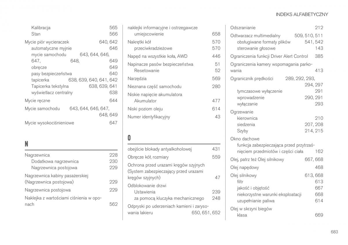 Volvo XC40 instrukcja obslugi / page 685