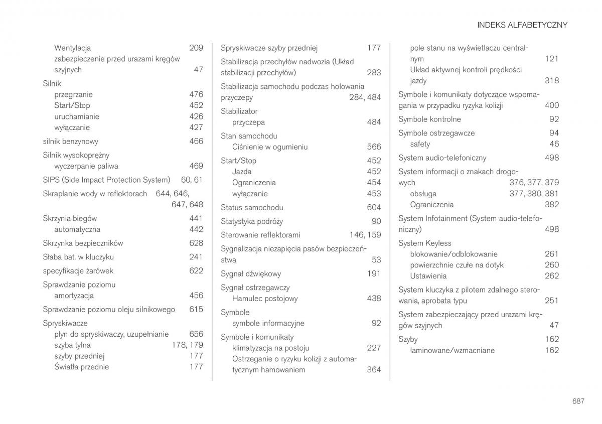 Volvo XC40 instrukcja obslugi / page 689