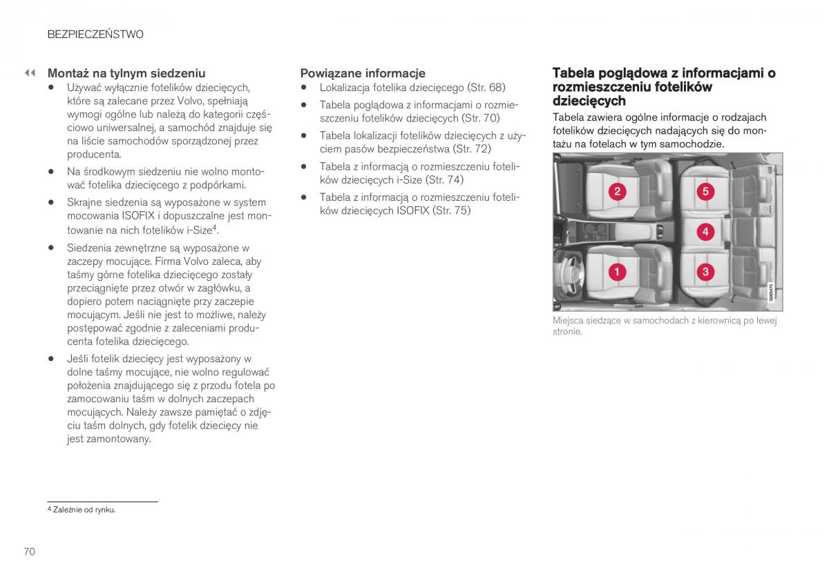 Volvo XC40 instrukcja obslugi / page 72