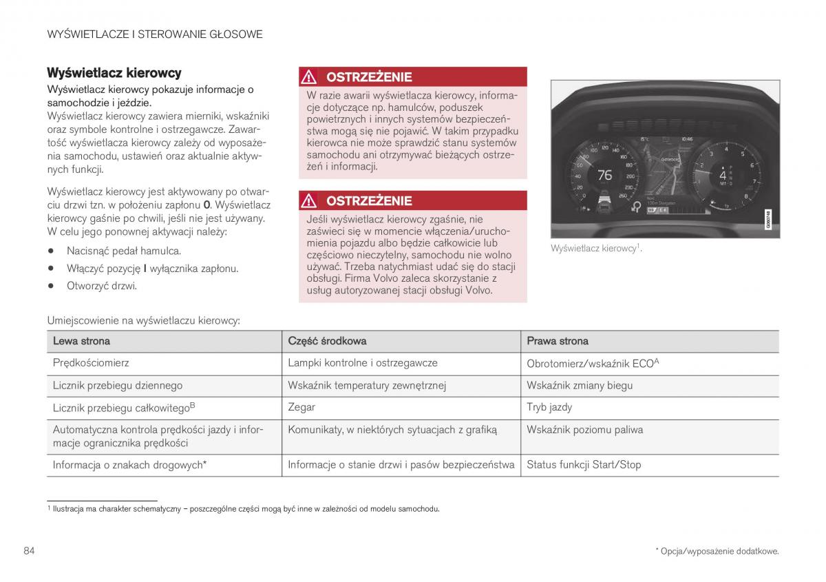 Volvo XC40 instrukcja obslugi / page 86