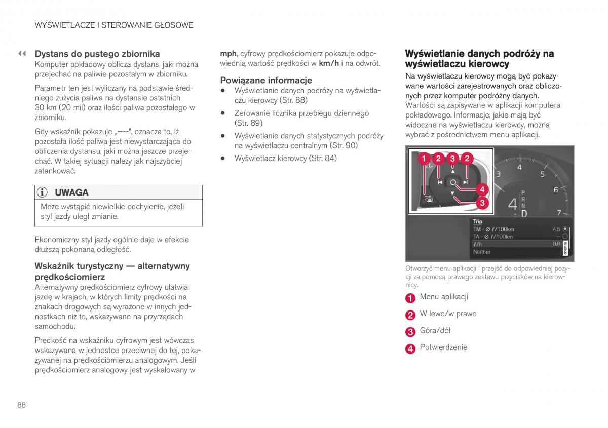 Volvo XC40 instrukcja obslugi / page 90