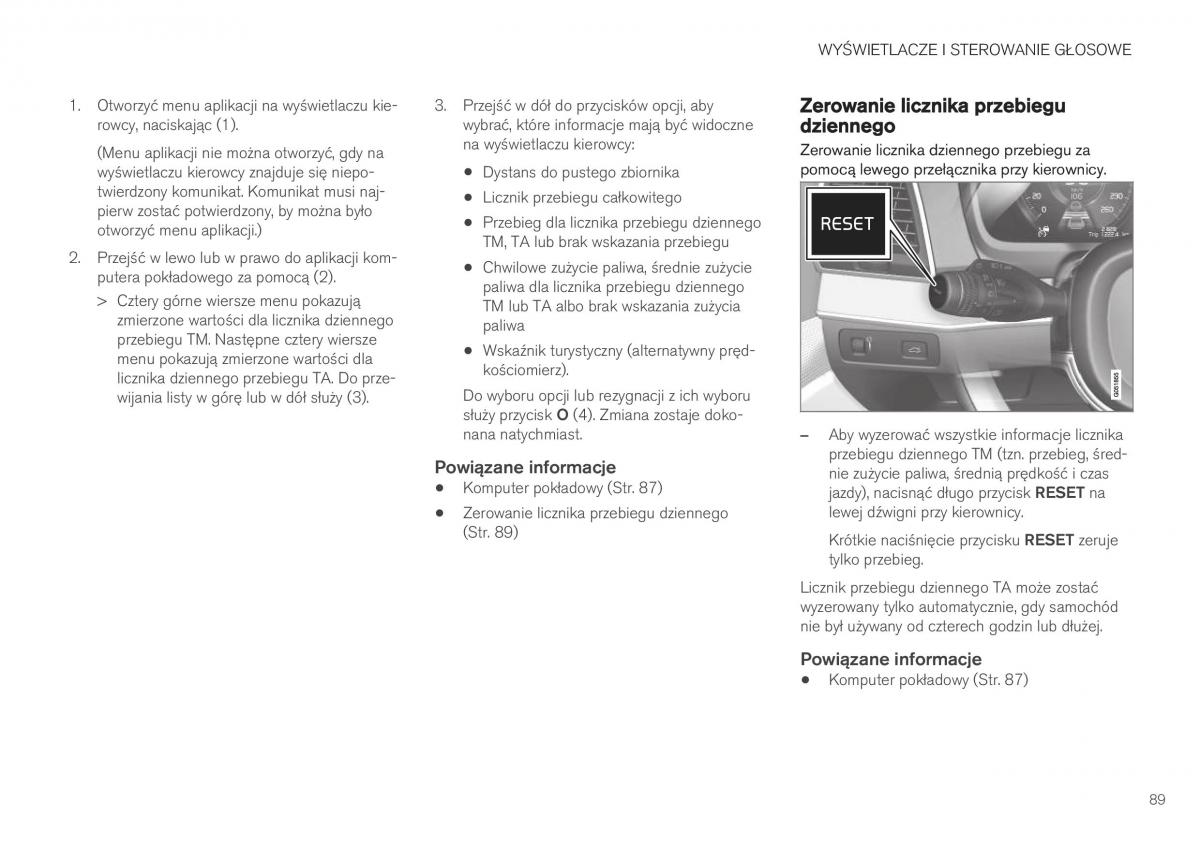 Volvo XC40 instrukcja obslugi / page 91