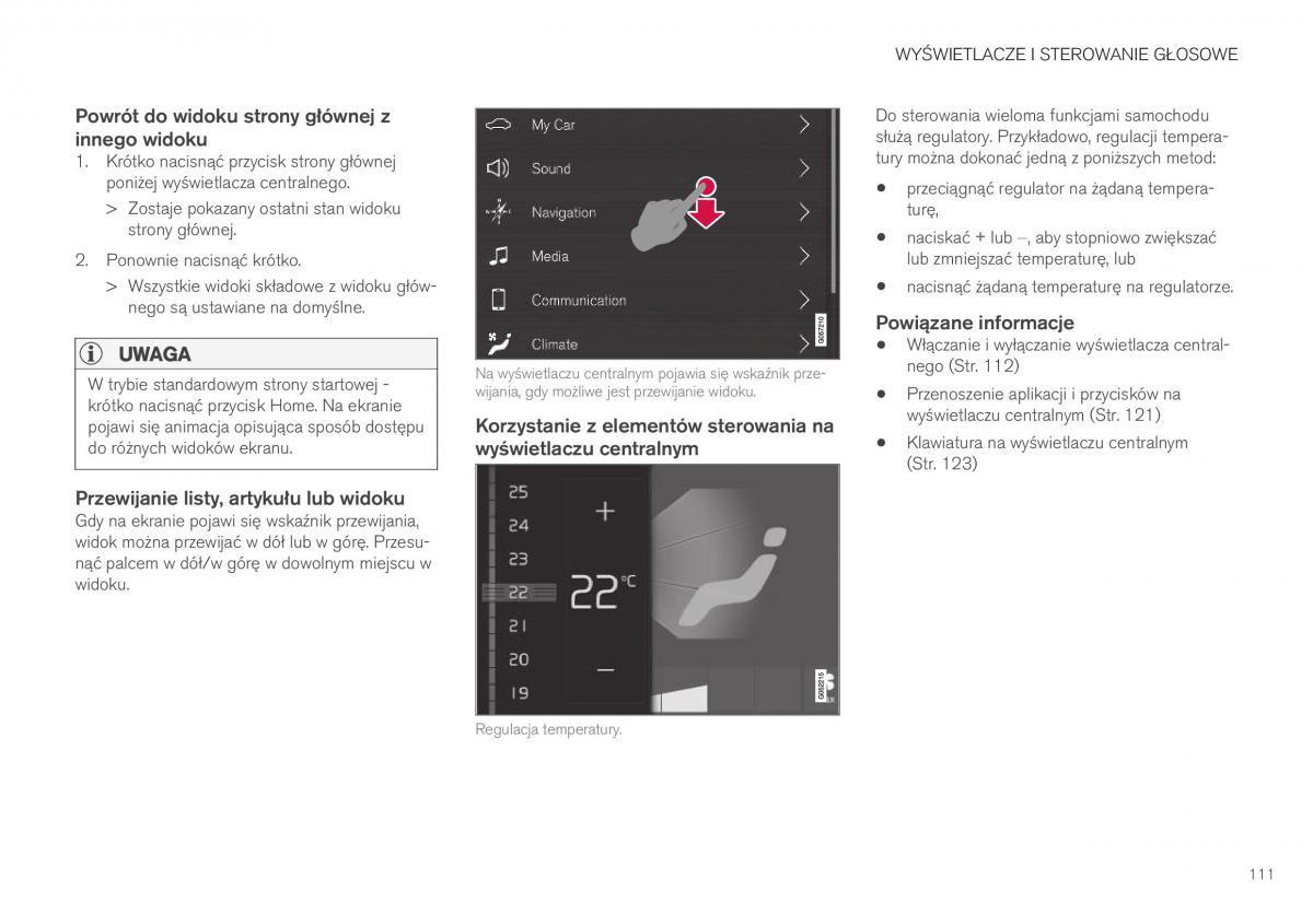 Volvo XC40 instrukcja obslugi / page 113