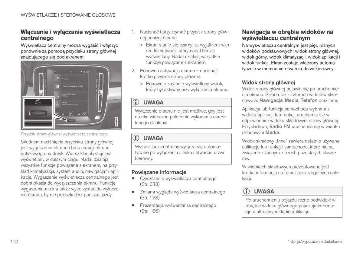 Volvo XC40 instrukcja obslugi / page 114