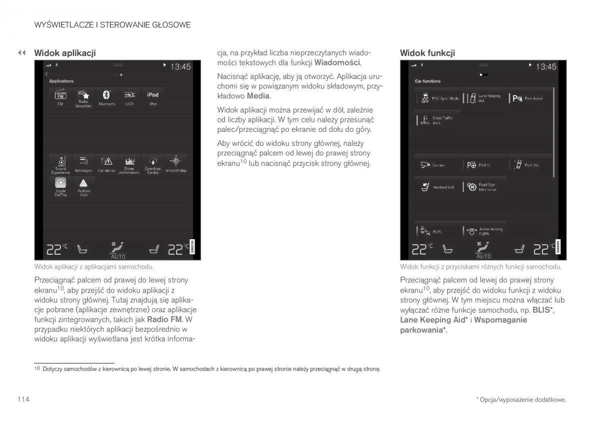 Volvo XC40 instrukcja obslugi / page 116