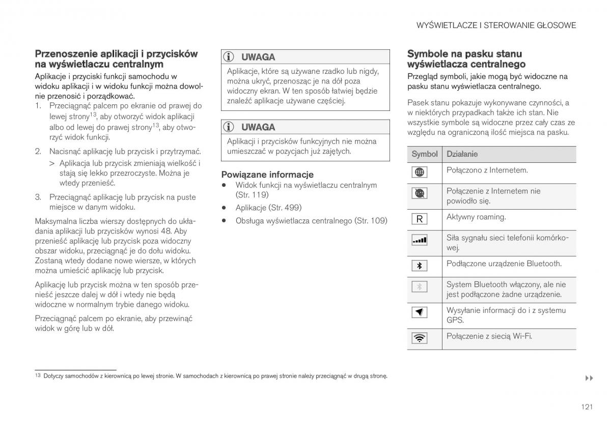 Volvo XC40 instrukcja obslugi / page 123