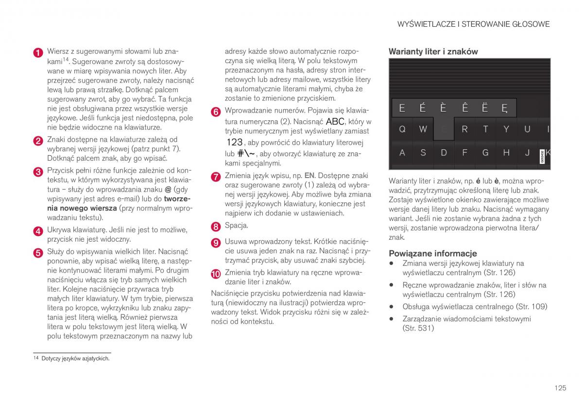 Volvo XC40 instrukcja obslugi / page 127