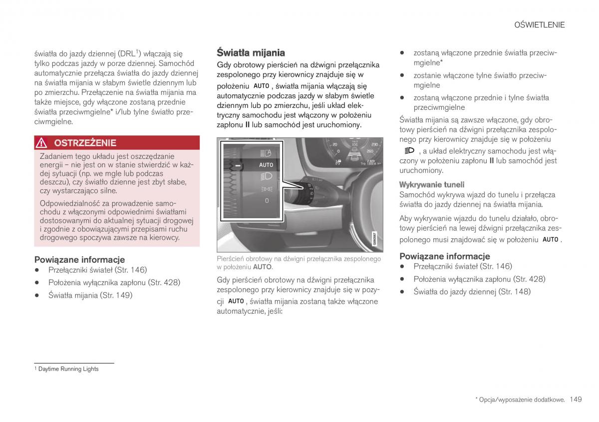 Volvo XC40 instrukcja obslugi / page 151