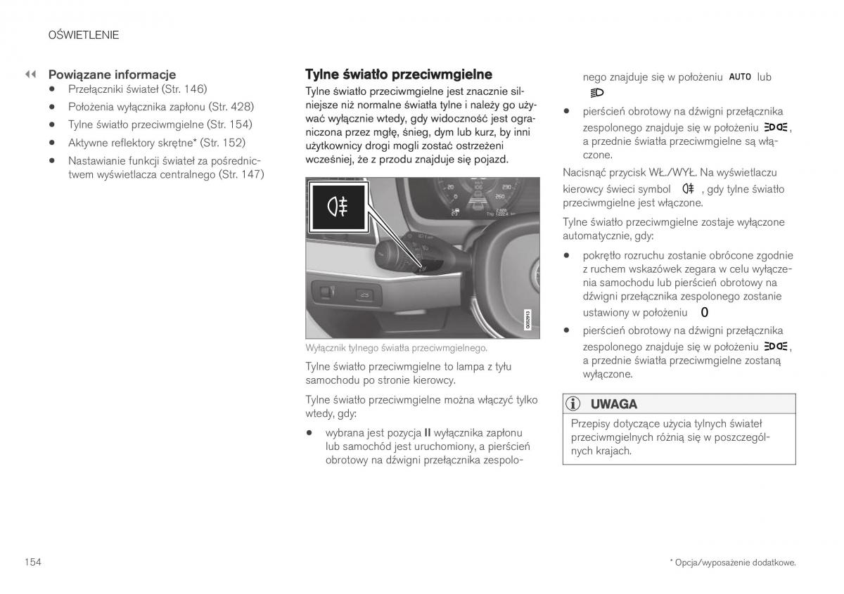 Volvo XC40 instrukcja obslugi / page 156