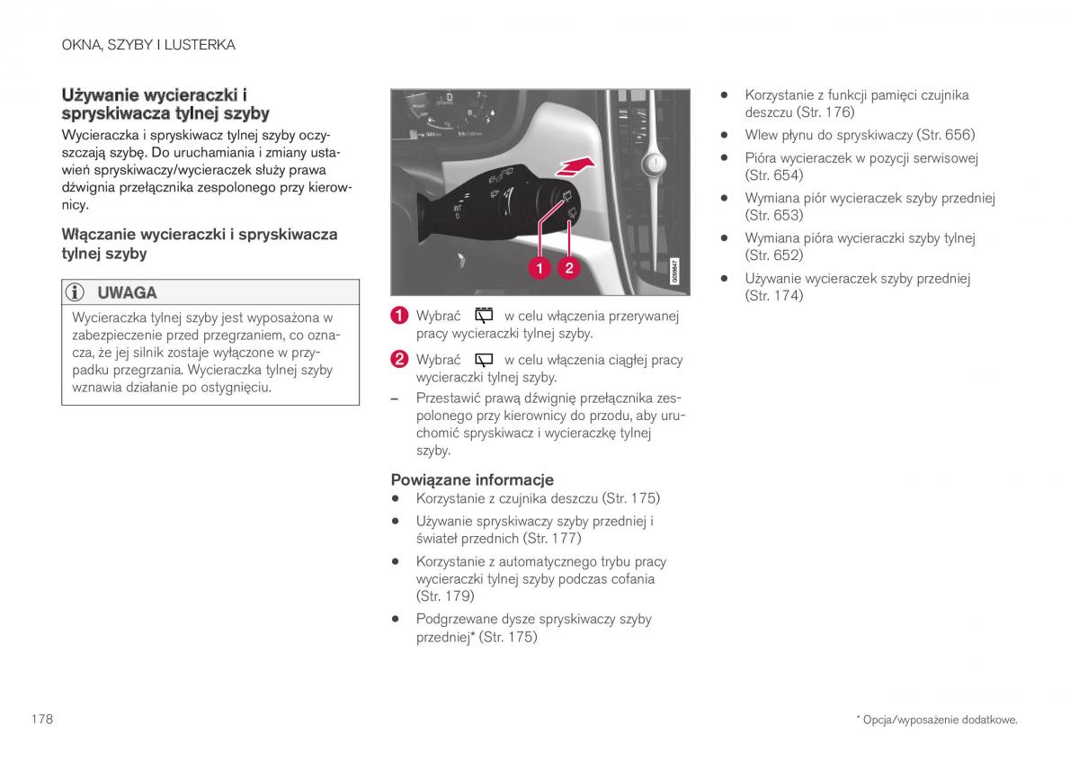 Volvo XC40 instrukcja obslugi / page 180