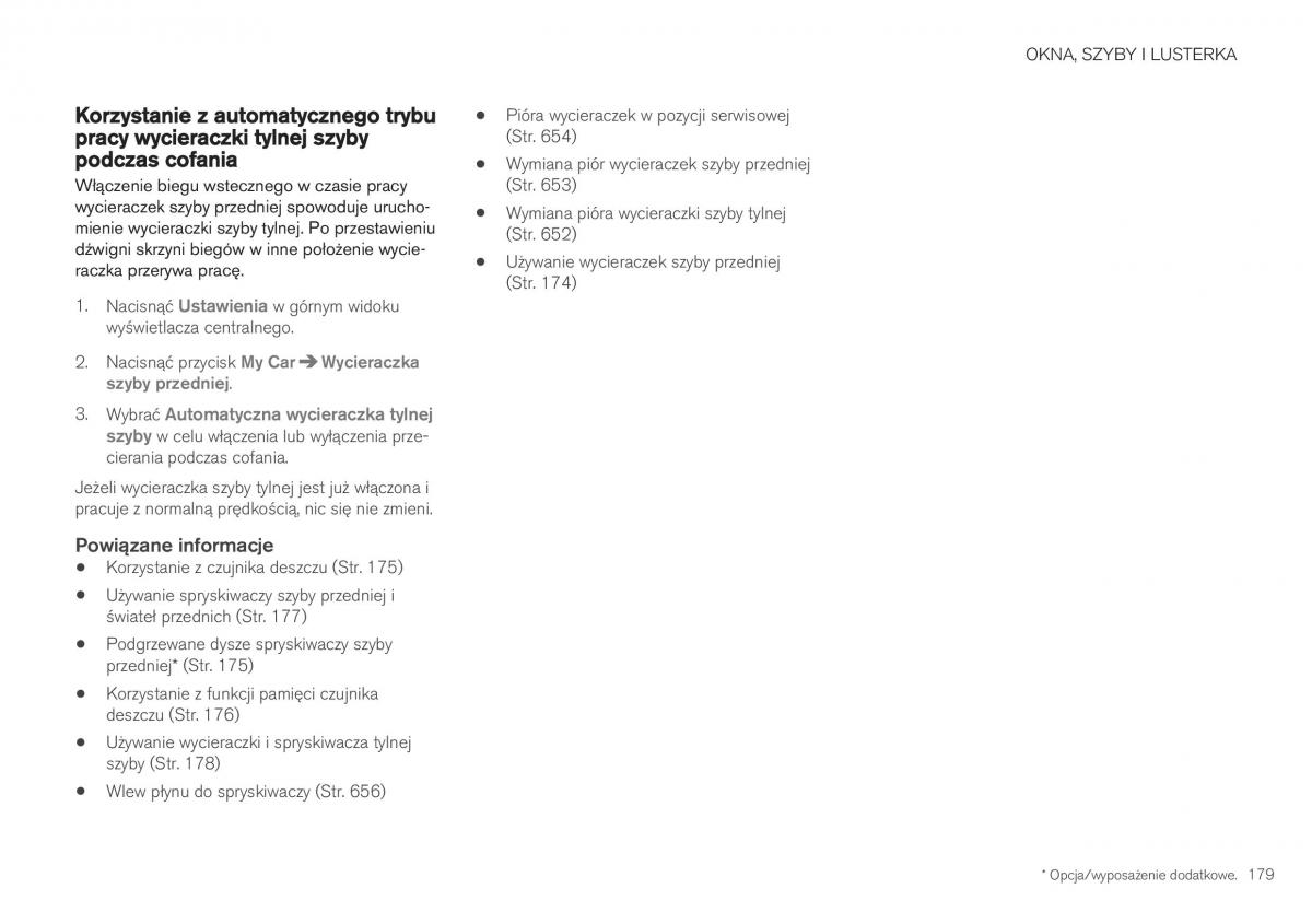 Volvo XC40 instrukcja obslugi / page 181