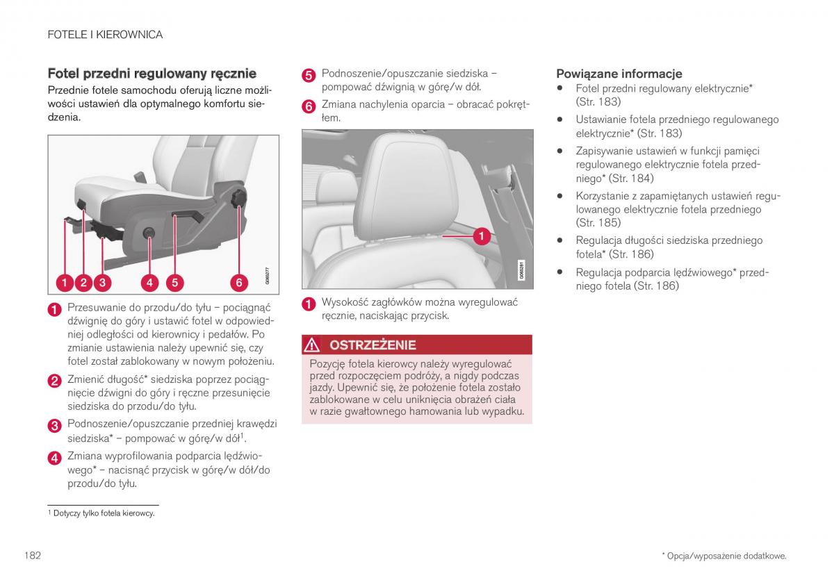 Volvo XC40 instrukcja obslugi / page 184