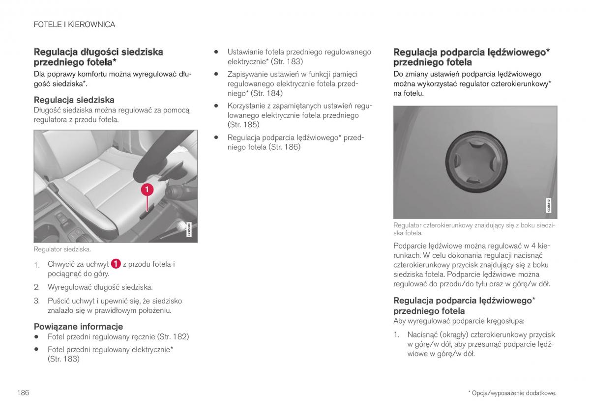 Volvo XC40 instrukcja obslugi / page 188