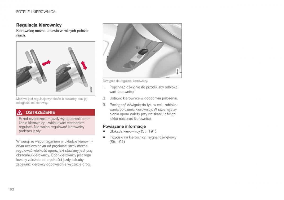 Volvo XC40 instrukcja obslugi / page 194