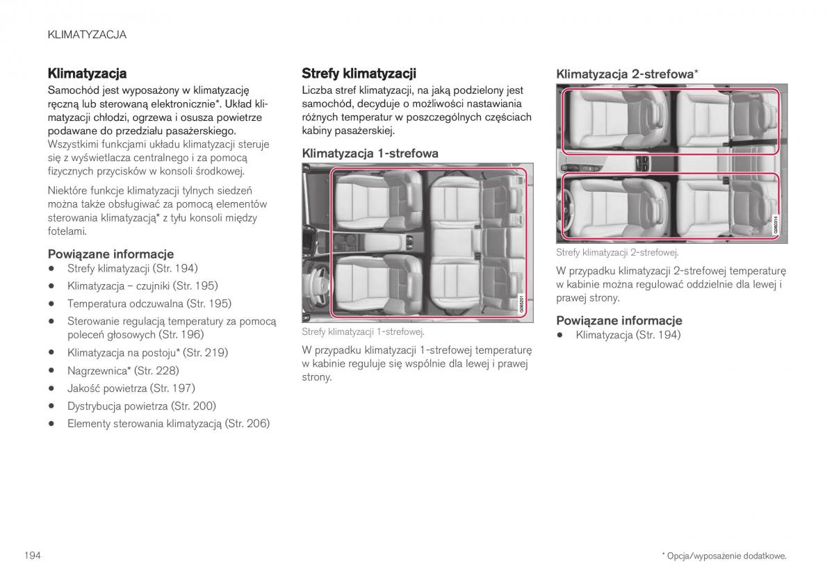 Volvo XC40 instrukcja obslugi / page 196