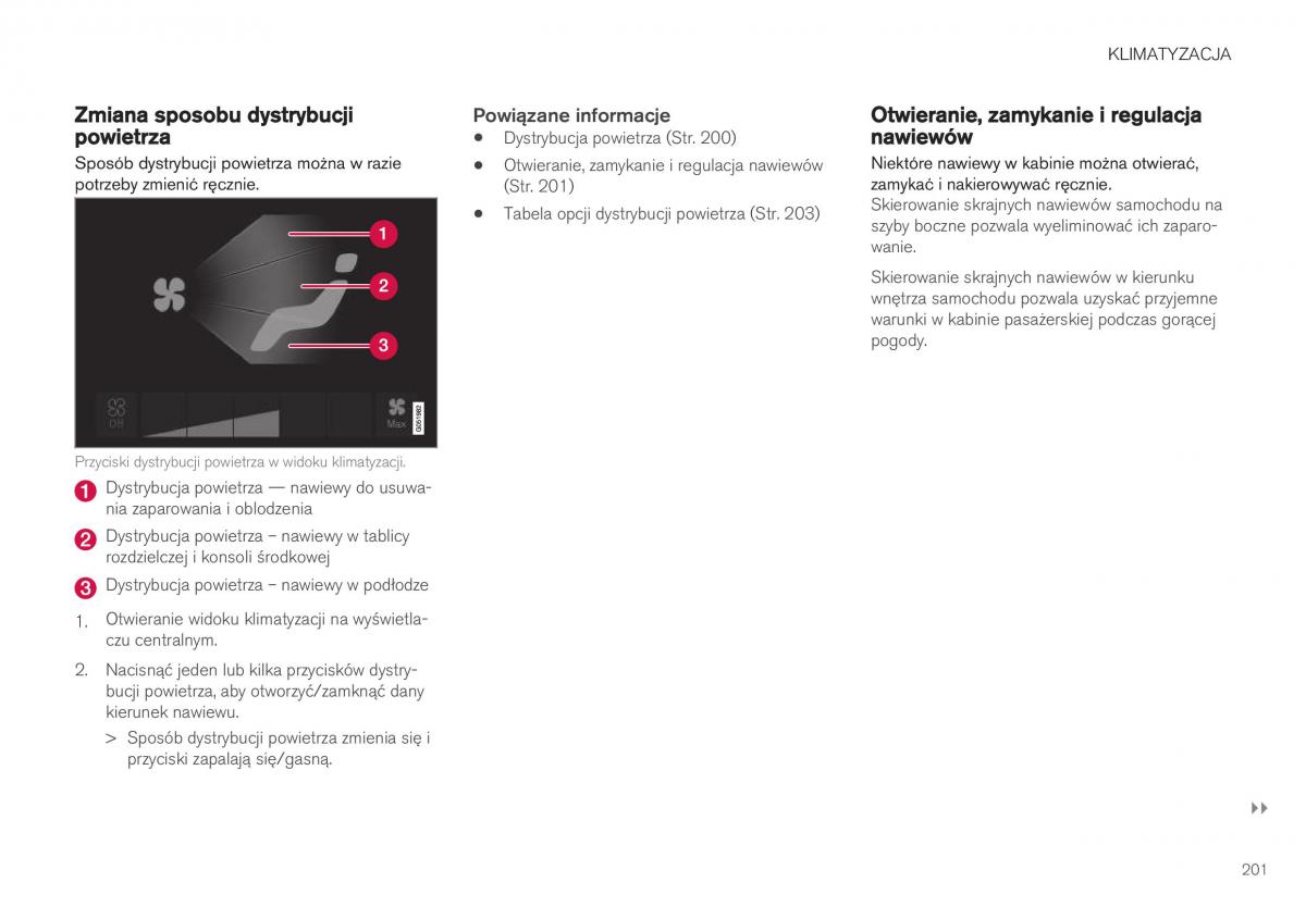 Volvo XC40 instrukcja obslugi / page 203