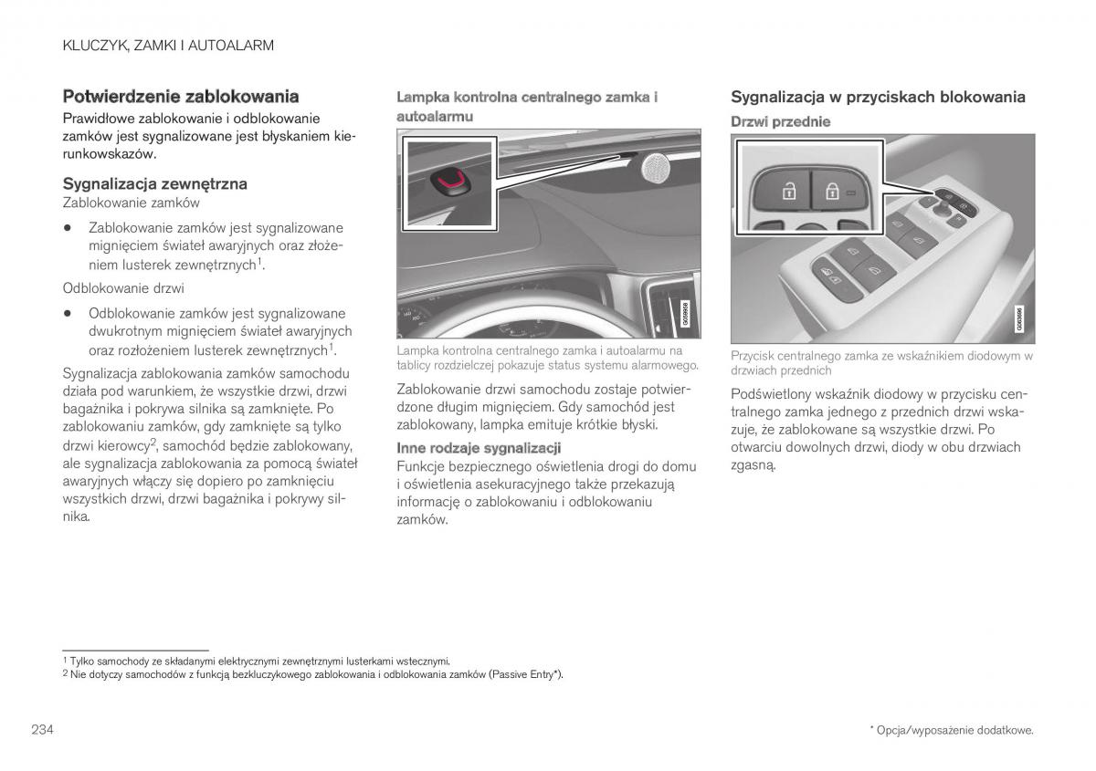 Volvo XC40 instrukcja obslugi / page 236