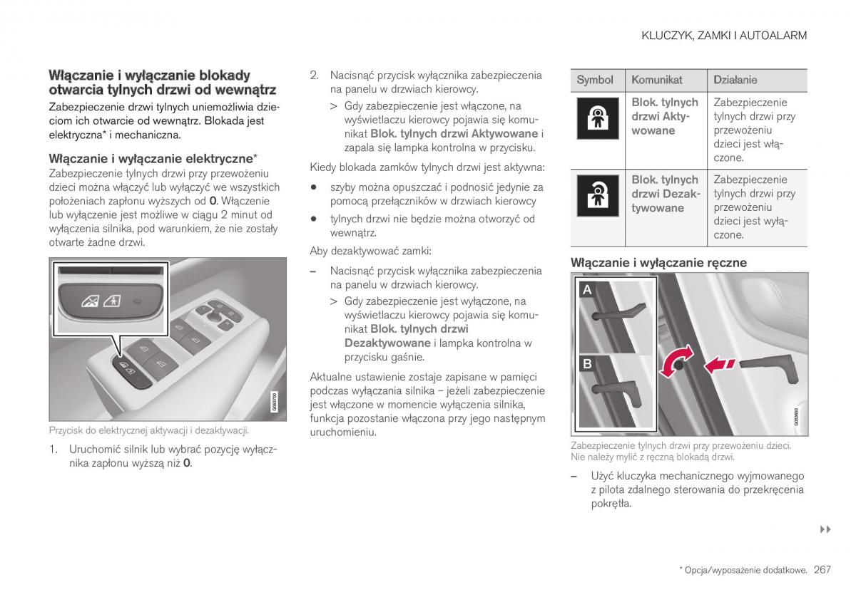 Volvo XC40 instrukcja obslugi / page 269