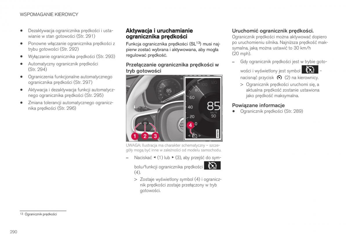 Volvo XC40 instrukcja obslugi / page 292