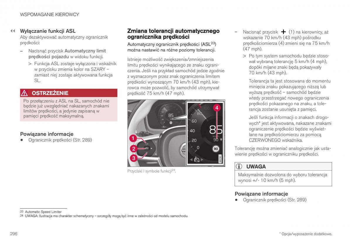 Volvo XC40 instrukcja obslugi / page 298