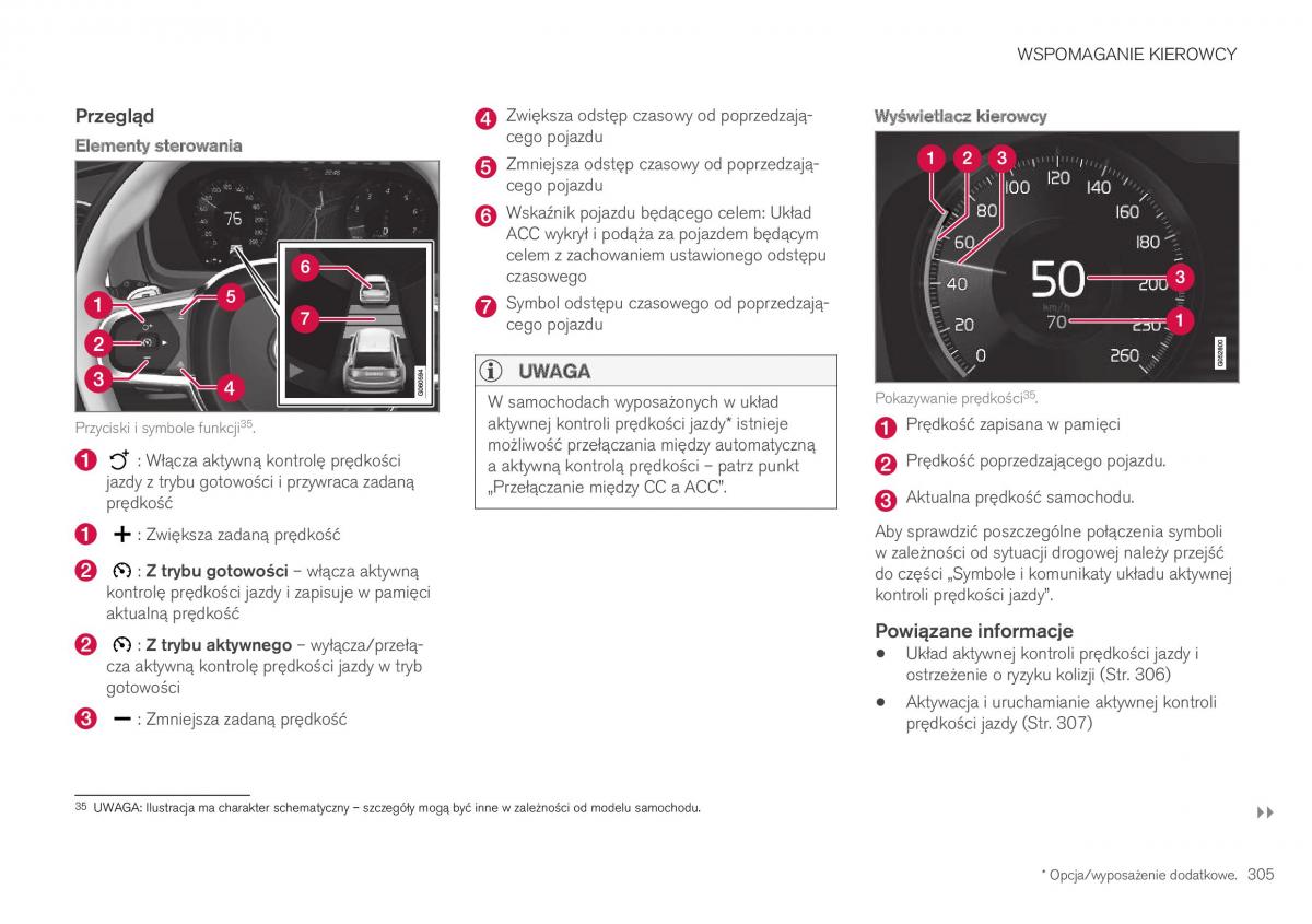 Volvo XC40 instrukcja obslugi / page 307