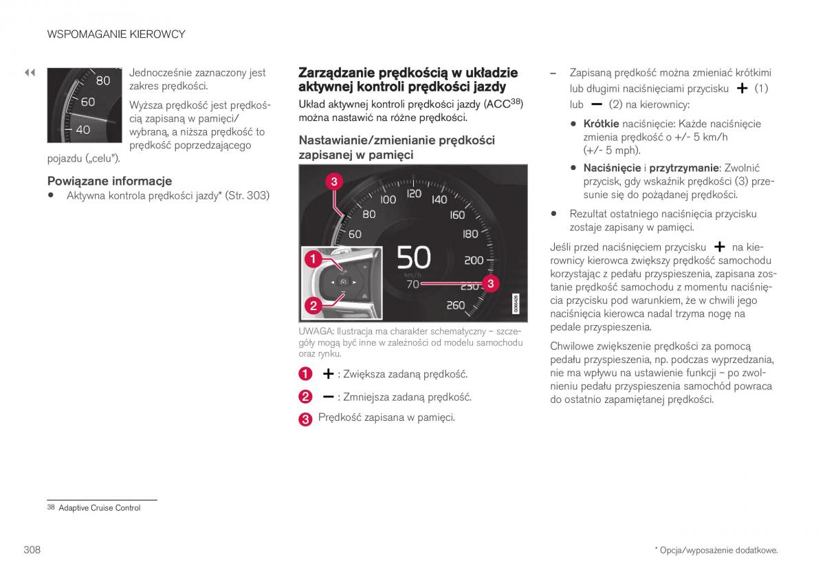 Volvo XC40 instrukcja obslugi / page 310