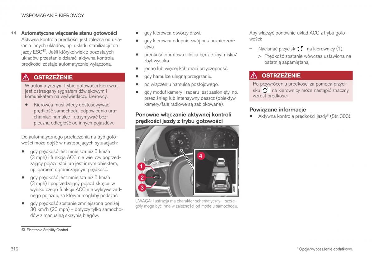 Volvo XC40 instrukcja obslugi / page 314