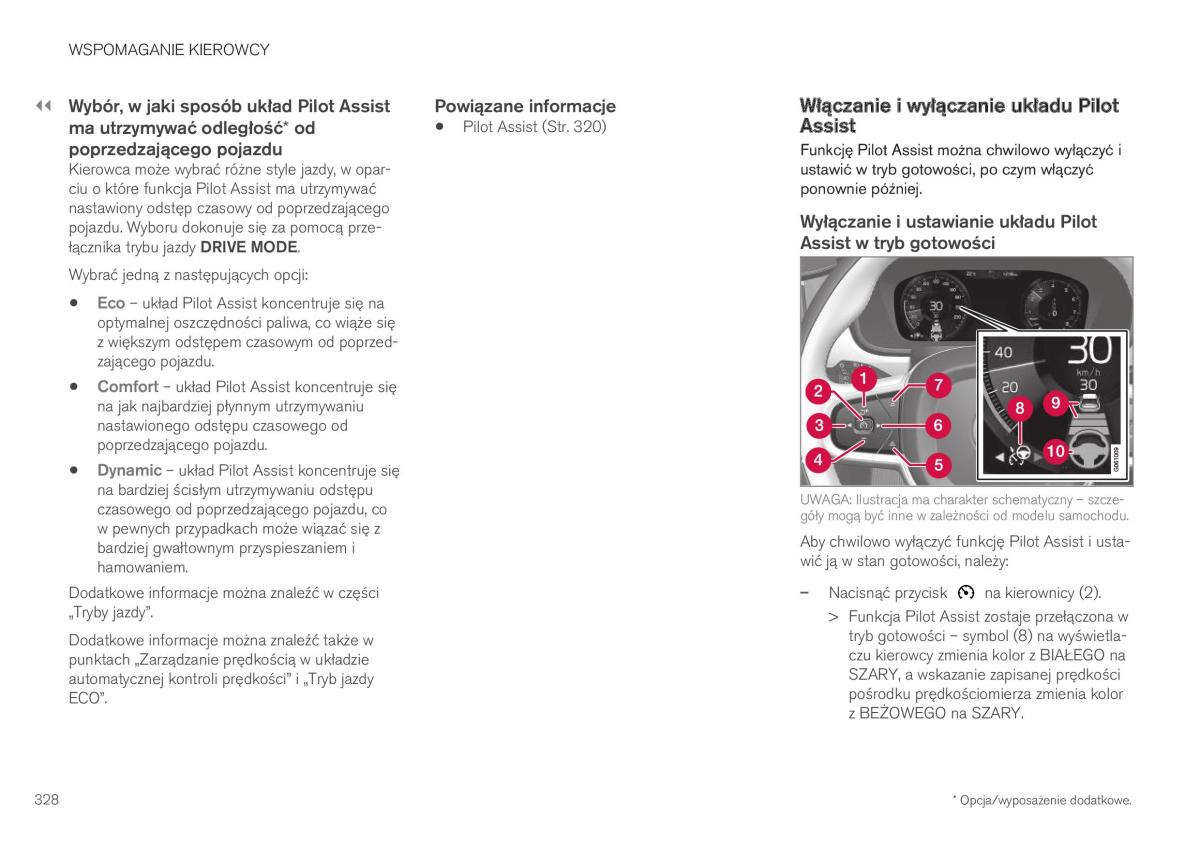 Volvo XC40 instrukcja obslugi / page 330