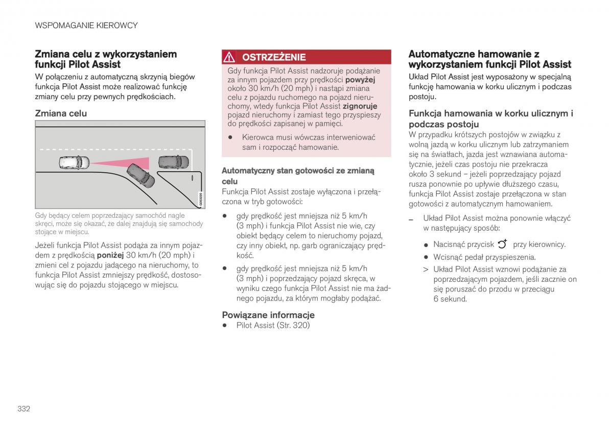 Volvo XC40 instrukcja obslugi / page 334