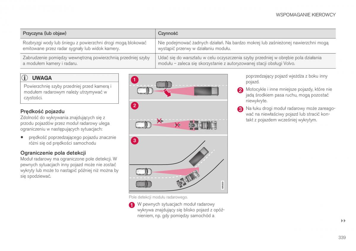 Volvo XC40 instrukcja obslugi / page 341