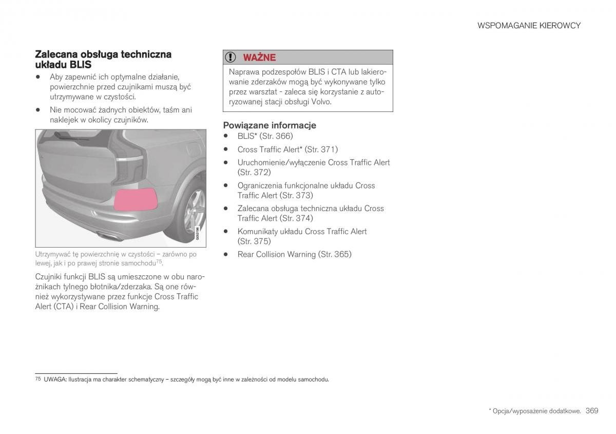 Volvo XC40 instrukcja obslugi / page 371