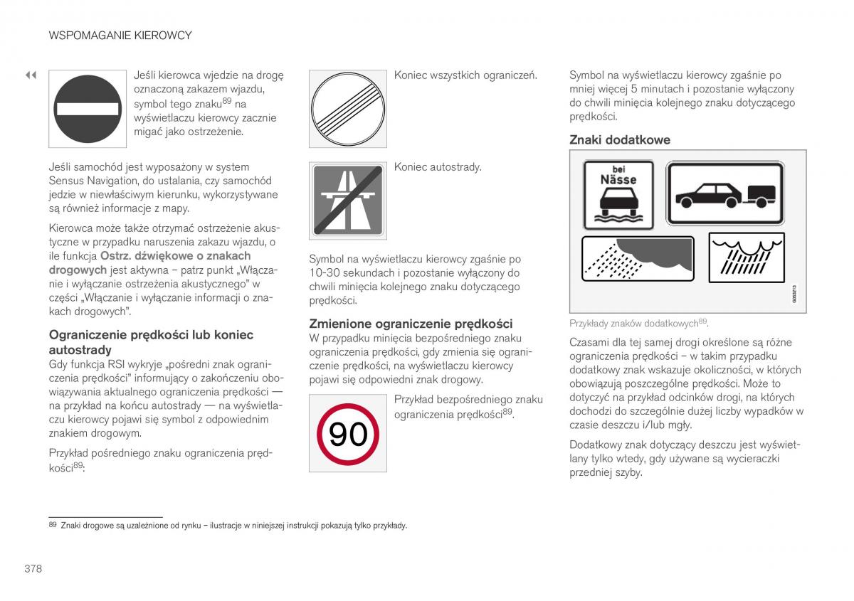 Volvo XC40 instrukcja obslugi / page 380