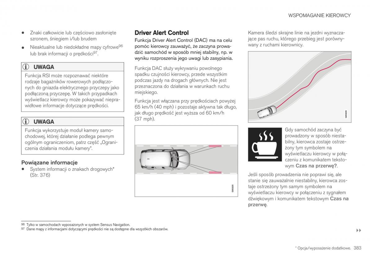 Volvo XC40 instrukcja obslugi / page 385