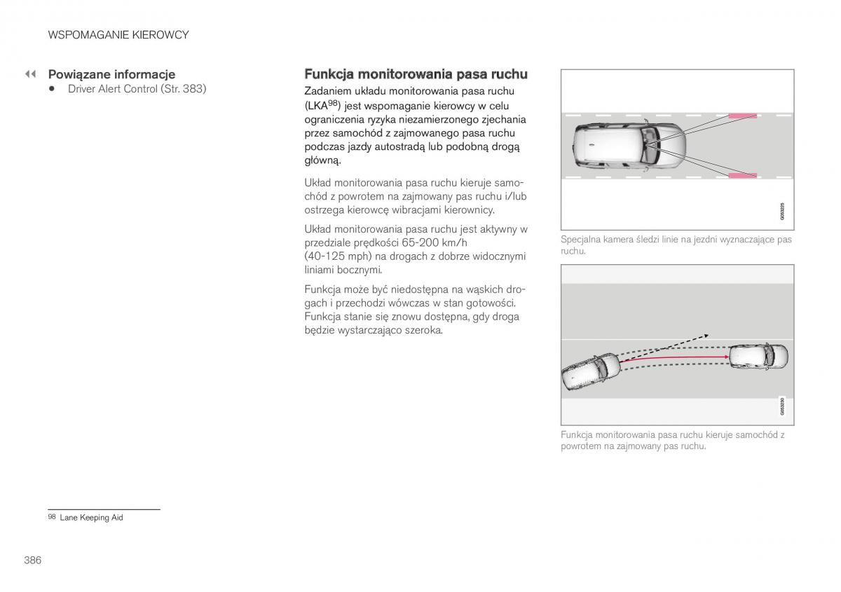 Volvo XC40 instrukcja obslugi / page 388